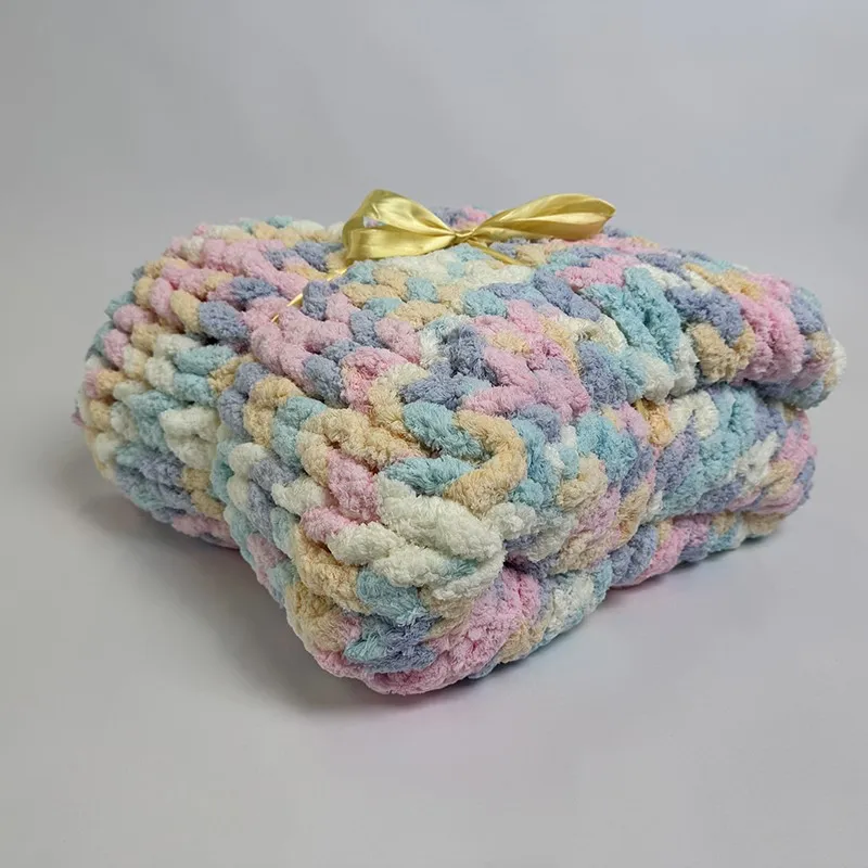 Hand Knit Throw Blanket Hand Knit Throw Blanket
